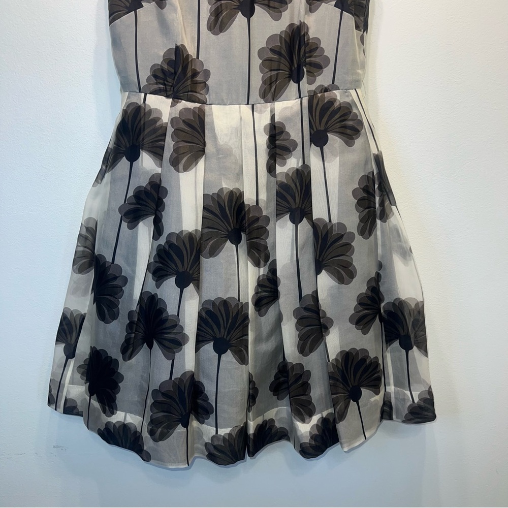 Anthropology Cleora Dress Orla Kiely Silk Size 10 - Picture 4 of 8